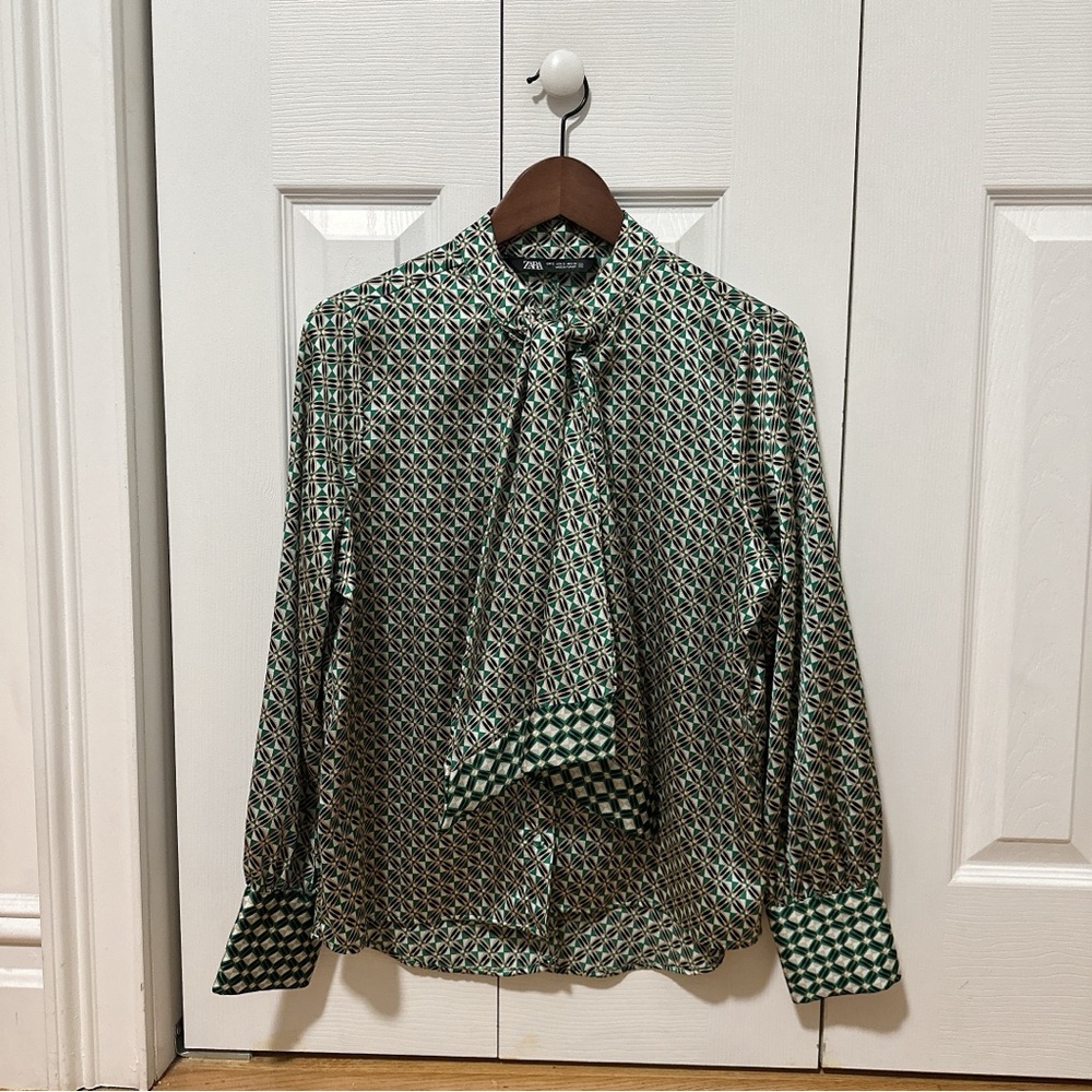 Zara patterned blouse